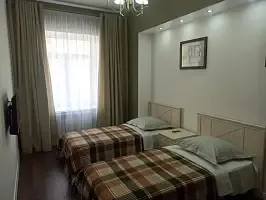 Апартаменты с 2 спальнями, Апарт-отель Залесный, Новомосковск