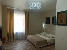 Двухместные апартаменты с 1 спальней (двуспальная кровать), Апарт-отель Залесный, Новомосковск