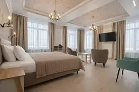 Двухместный номер Executive с видом на озеро (двуспальная кровать), Отель Valoranta, Сортавала