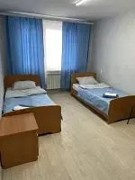 Кровать в общем номере с видом на внутренний двор, Отель Сова, Сыктывкар