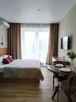 Апартаменты Comfort с видом на город, Отель 4 Комнаты, Москва
