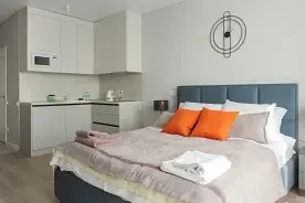 Номер Deluxe с видом на город, Отель 4 Комнаты, Москва