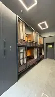 Кровать в общем номере (женский номер) с видом на сад, Хостел Родина, Тольятти