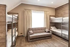 Семейный Номер для 6 гостей с дву, СПА-отель Chalet Briole, деревня Зеленая Поляна