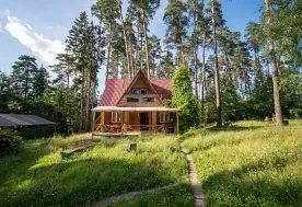 2-мест.(разм. в 6-мест.) коттедж "Богатырский", Отель Улиткино, Щелковский район