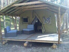Теплый шатер с террасой, Эко-отель Лес, Выборгский район