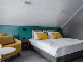 Двухкомнатный полулюкс с балконом (, Отель AYS Club, Шерегеш