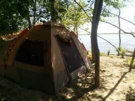 Кемпинг со своей палаткой, Рыболовно-охотничья база Маркин Хутор, Ахтубинский район