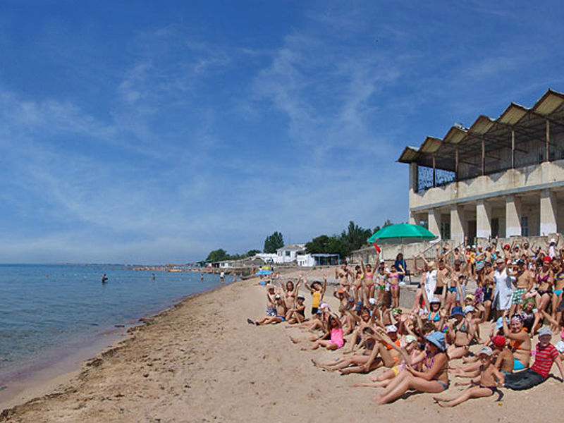 Пляж | им. Н.К.Крупской для детей и детей с родителям, Крым