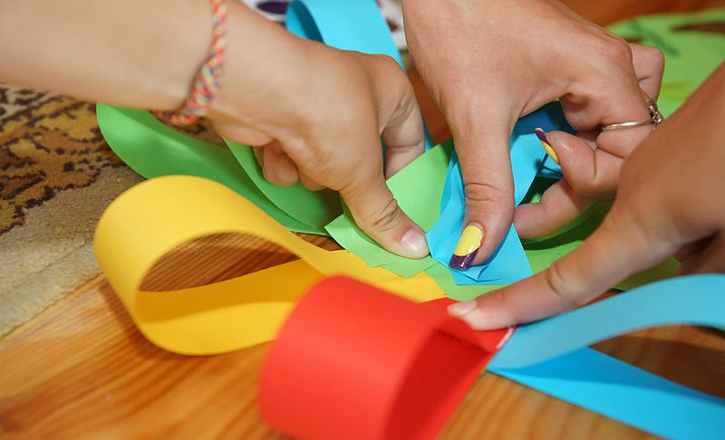 Детская анимация в игровой комнате