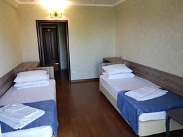 Стандарт 2-местный (1,2,4,5 этаж) вид на горы, корп.1, Санаторий Каспий, поселок Манас