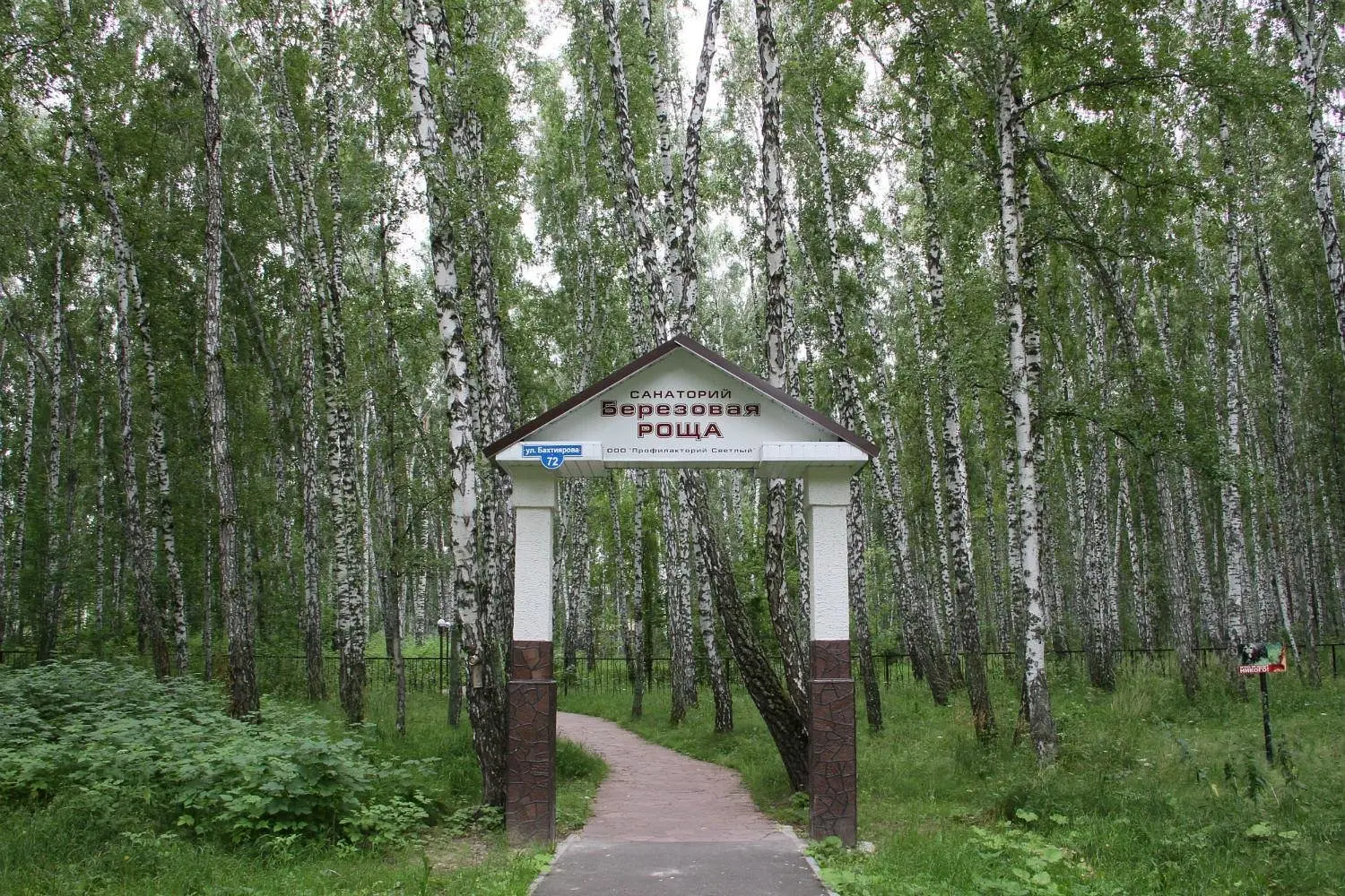 Вход со стороны Бахтиярова | Березовая роща, Ялуторовск, Тюменская область