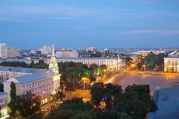 Вид на город | А-отель Брно, Воронежская область