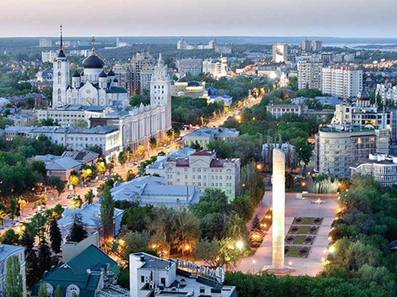Вид на город | А-отель Брно, Воронежская область