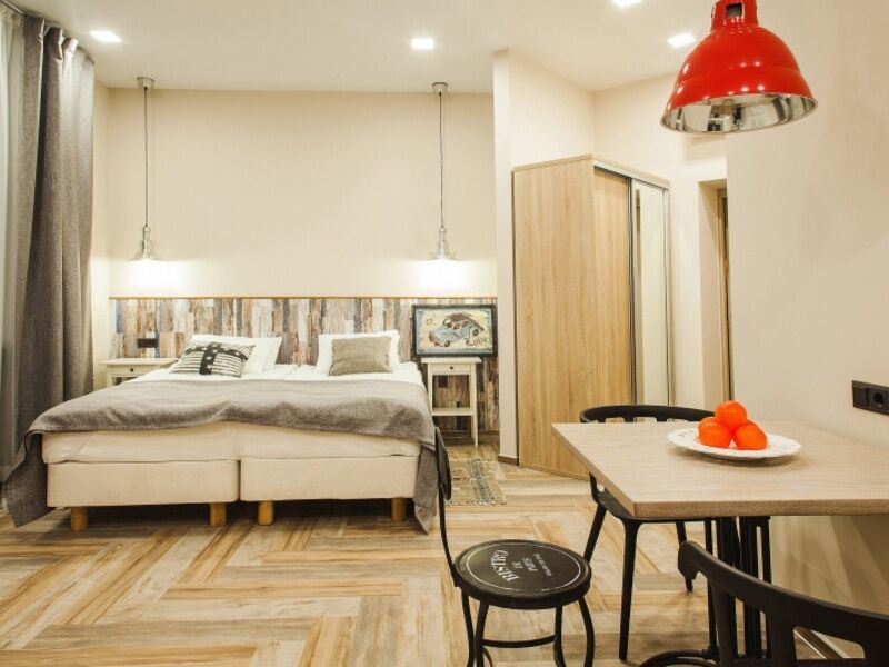 Студия 2-местный 1-комнатный