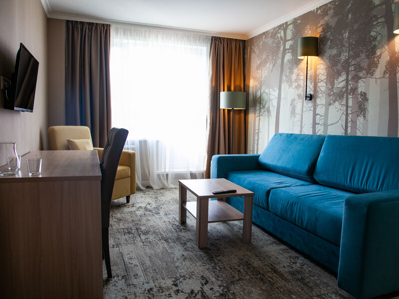 Люкс 2-местный 2-комнатный (вид на территорию)