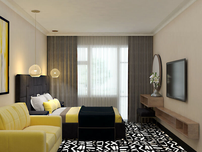 Стандартный 2-местный 1-комнатный