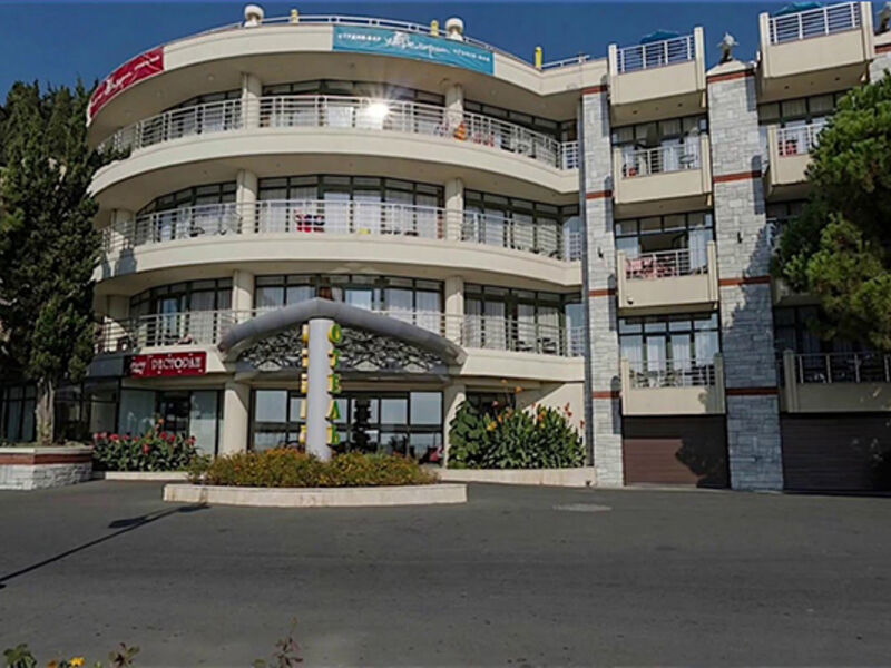 Фасад корпус | Аквапарк, Крым