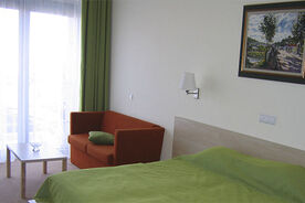 Стандартный 2-местный 1-комнатный вид на море 1 этаж, Отель Морской (комплекс Миндальная роща), Алушта