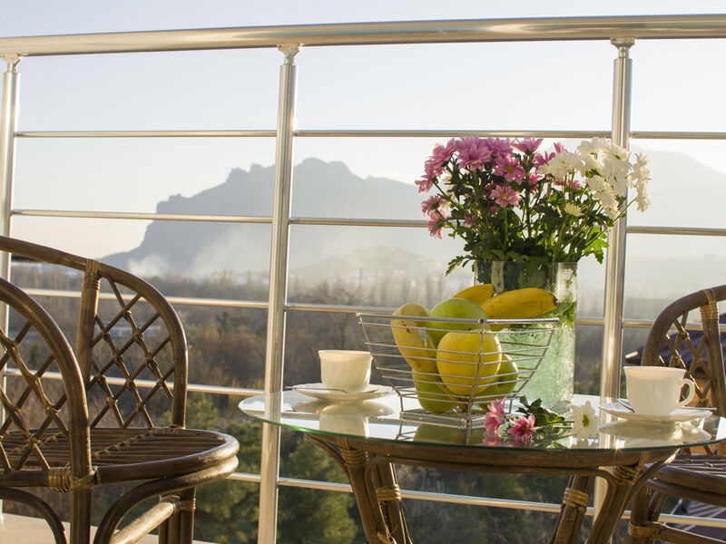 Стандарт 2-местный с балконом (вид на горы)