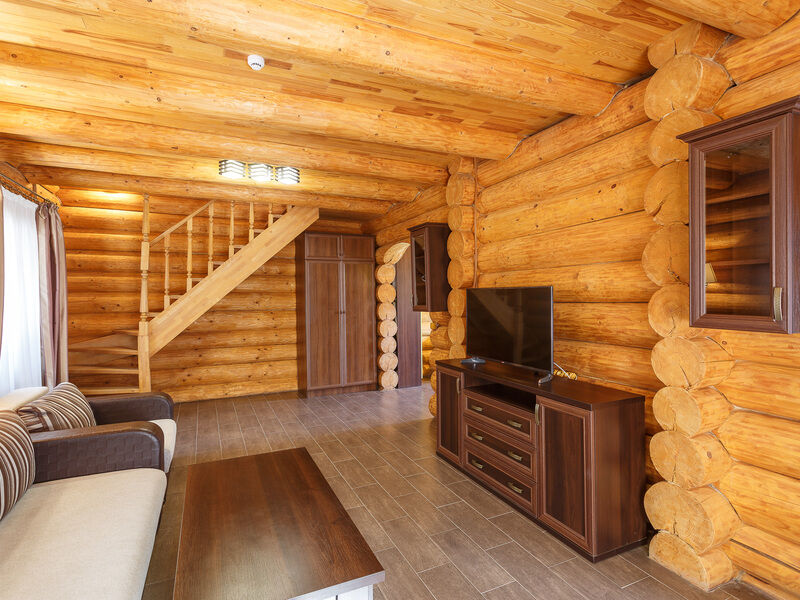 Люкс 6-местный 3-комнатный 2-этажный (в отдельно стоящем срубе)