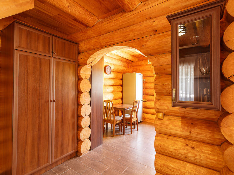 Люкс 6-местный 3-комнатный 2-этажный (в отдельно стоящем срубе)