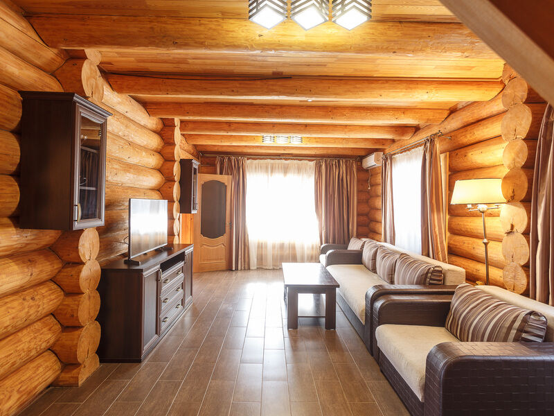 Люкс 6-местный 3-комнатный 2-этажный (в отдельно стоящем срубе)