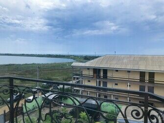 Вид с балкона | Озерная, Крым