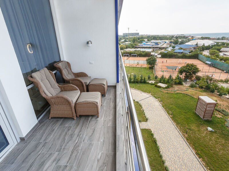 Апартаменты Студио 2-местный 1-комнатный (1 линия вид на море АкваDeluxe V)