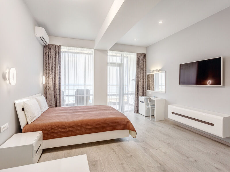 Апартаменты Студио 2-местный 1-комнатный (1 линия вид на море АкваDeluxe V)