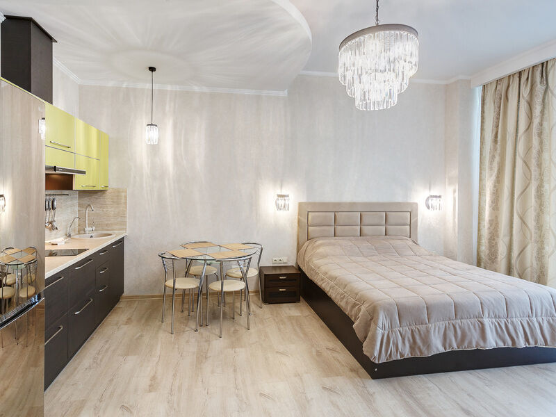 Апартаменты студио 2-местные 1 этаж Аквамарин