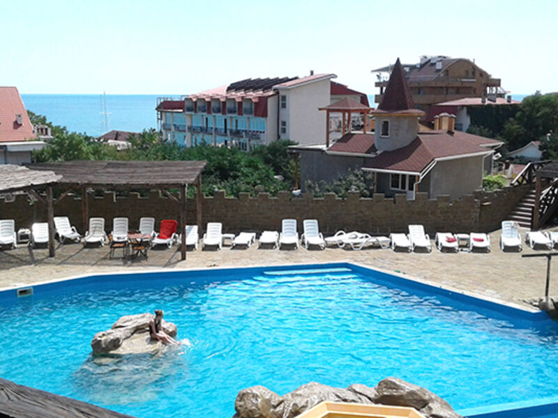 Стандартный 2-местный с балконом корп.1,3 (вид горы/море)_Вид с балкона на море