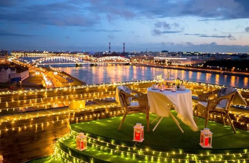 Вид со смотровой площадки  с 13 этажа | Охтинская, Ленинградская область