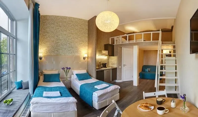 Студия-лофт 2-местная DBL/TWIN (двухъярусный номер) | Variant K16, Ленинградская область