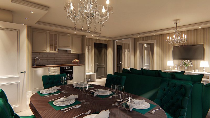 Апартаменты 2-местный 2-комнатный (корпус 2)