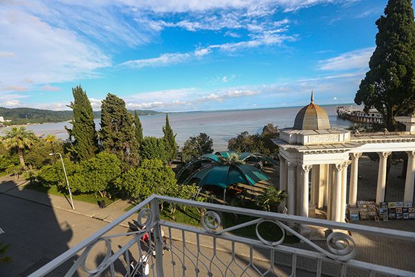 Вид из номера Президентский | Рица, Сухумский район