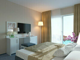 Люкс 2-местный 2-комнатный в Новом корпусе, Отель Alex Resort & Spa Hotel, Гагра