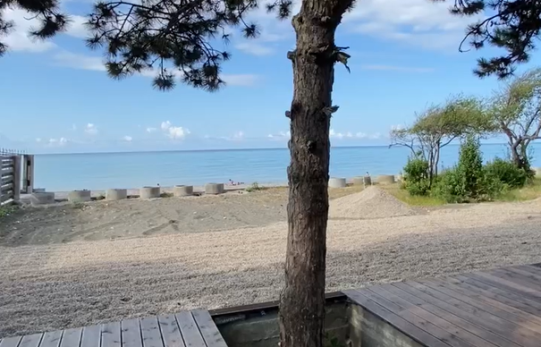 Пляж | Bazalt club hotel, Гагрский район