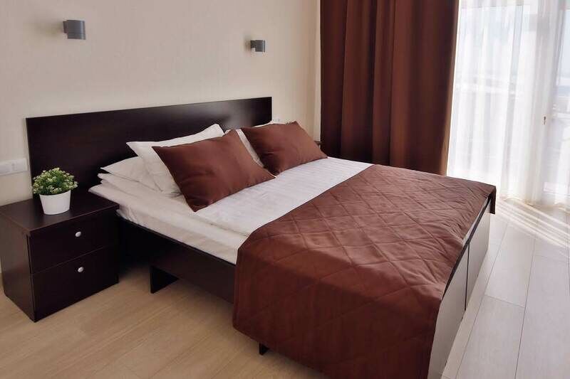 Студия 2-местный 1-комнатный (с балконом)