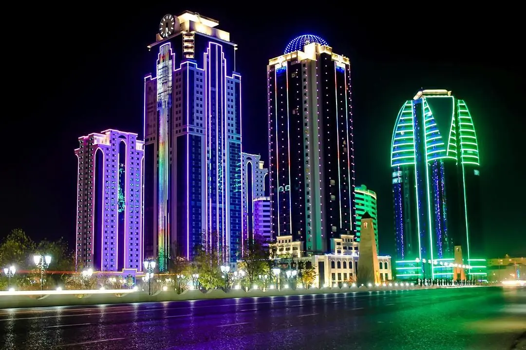 Ночной вид | Cosmos Selection Grozny City, Чеченская Республика