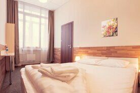 Двухместный люкс-студия двуспальная кровать, Отель Ахаус, Москва