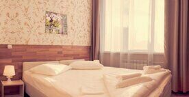 Двухместная студия двуспальная кровать, Отель Ахаус, Москва