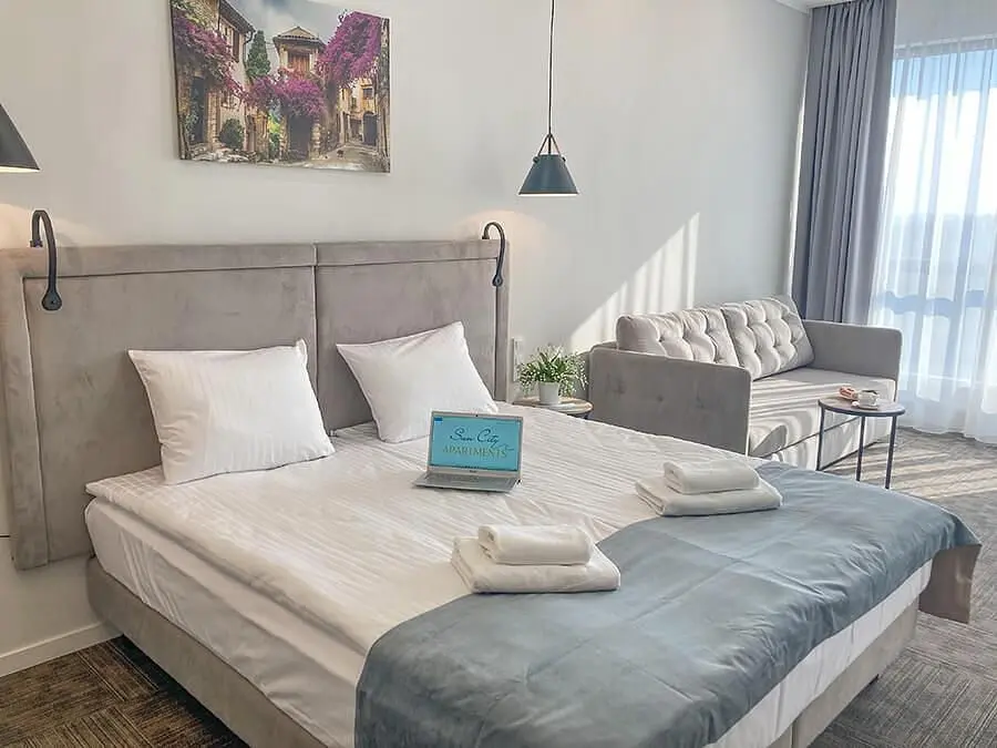 Апартаменты 2-местный Sun City (1) | Sun City и Sea season Apartments в апарт-отеле Кристалл, Калининградская область