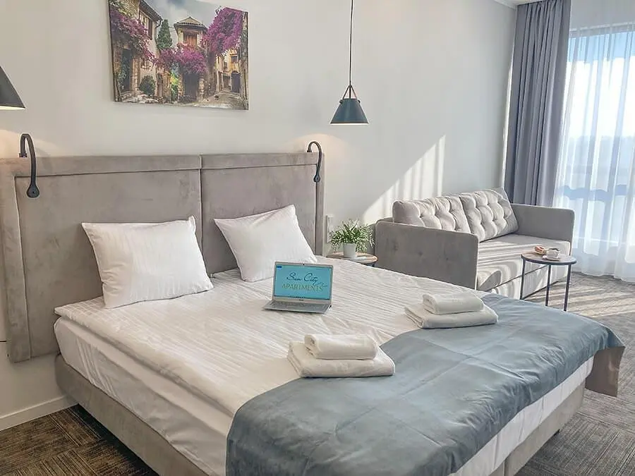 Апартаменты 2-местный Sun City (1) | Sun City и Sea season Apartments в апарт-отеле Кристалл, Калининградская область