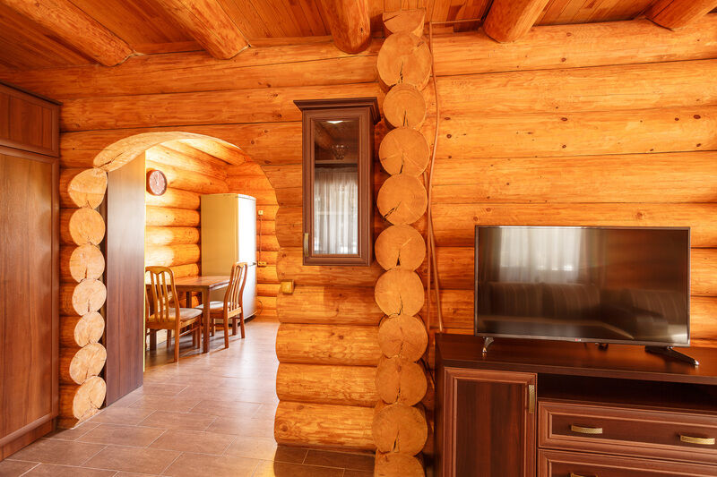 Люкс 6-местный 3-комнатный 2-этажный (в отдельно стоящем срубе)