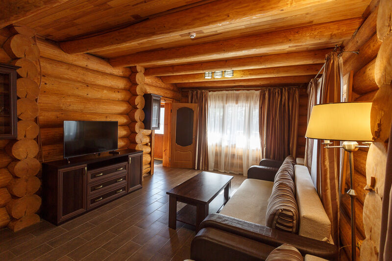 Люкс 6-местный 3-комнатный 2-этажный (в отдельно стоящем срубе)