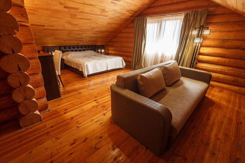 Люкс 6-местный 3-комнатный 2-этажный (в отдельно стоящем срубе)