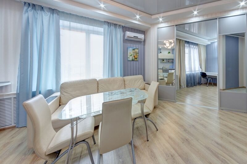 Апартаменты 2-местный 2-комнатный (Улучшенный 55 кв. м.) | InnHome Апартаменты на МОПРА, Челябинская область