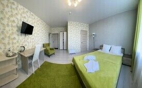Комфорт+ улучшенный номер с кроватью размера King Size и гостевой зоной, Апарт-отель Lime, Северодвинск