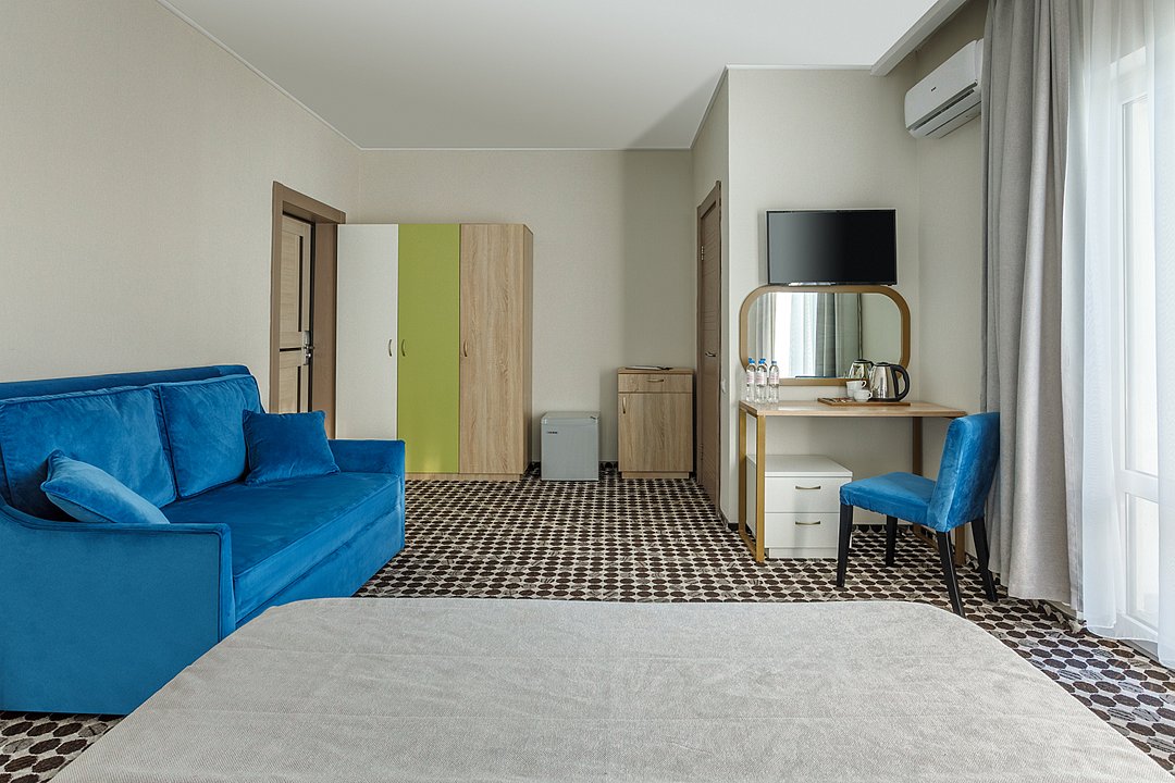 Стандартный 2-местный 1-комнатный (коттедж с доп. местом)